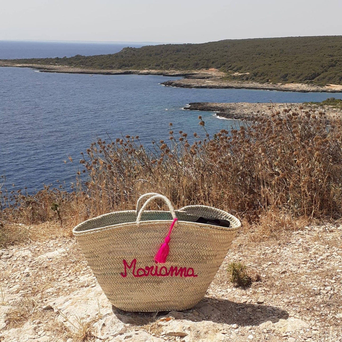 Straw Beach Bag