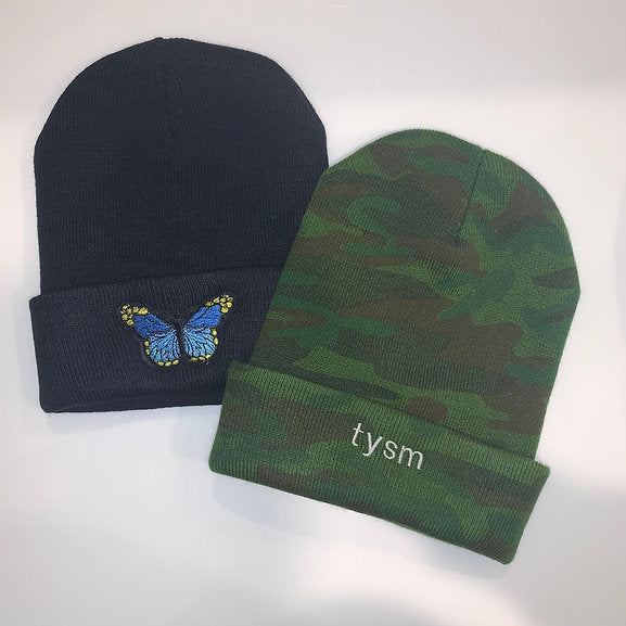Embroidered Beanie