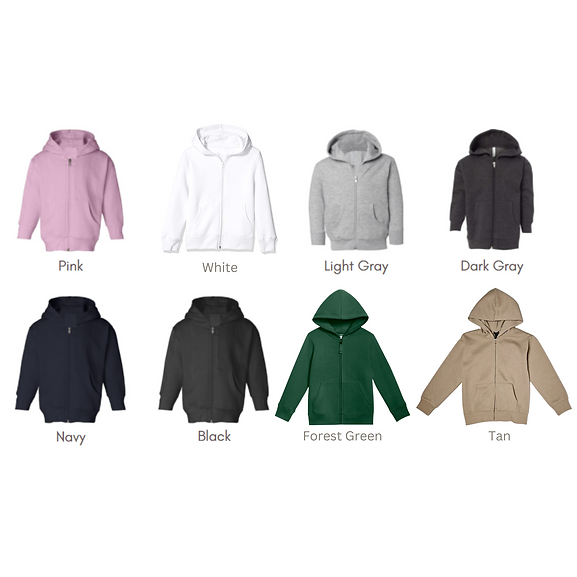 Multicolor Stitch Zip-Ups | Toddler and Youth