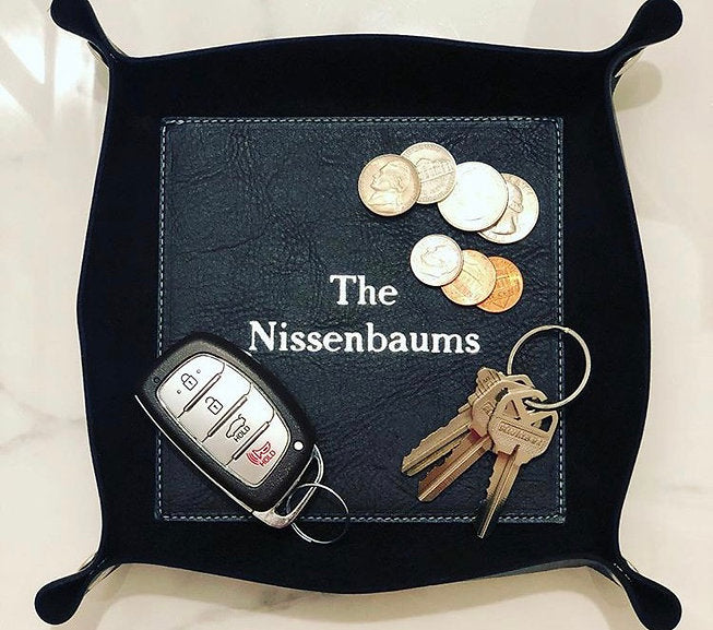 Leather Catch Tray