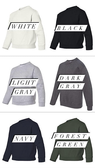Heart Decal Sweatshirt | Youth