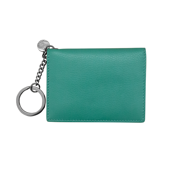 Key Ring Flap Wallet
