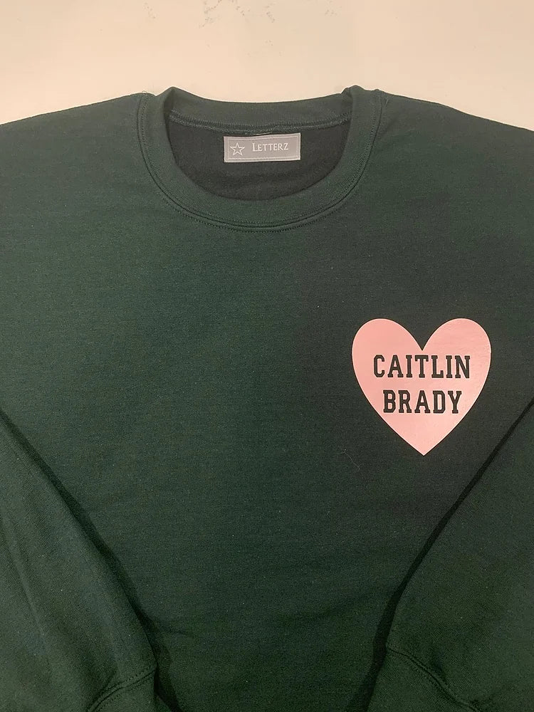 Heart Decal Sweatshirt | Adult