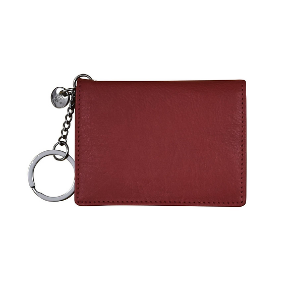 Key Ring Flap Wallet