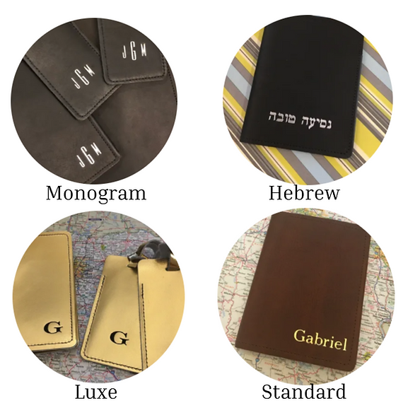 Leather Luggage Tag (Set of 2)