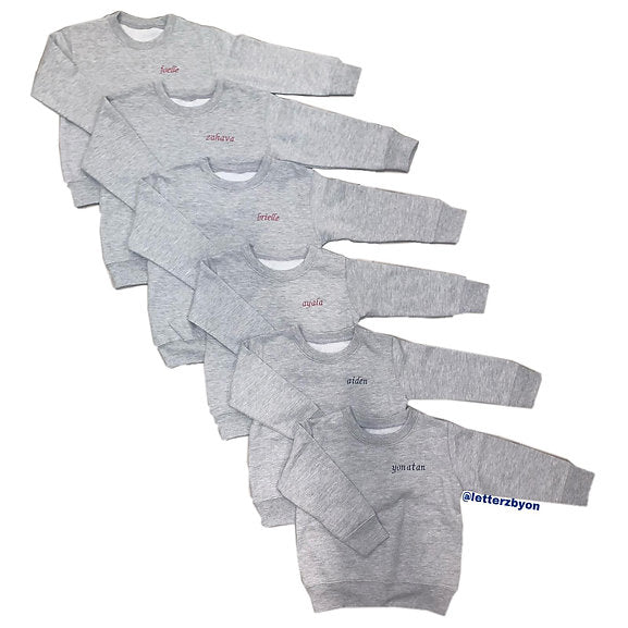 Embroidered Crewneck | Toddler and Youth