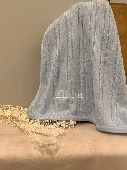 Cable Knit Blanket | The Asher Collection