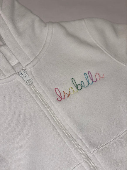Multicolor Stitch Zip-Ups | Toddler and Youth