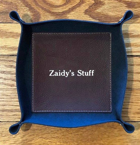 Leather Catch Tray