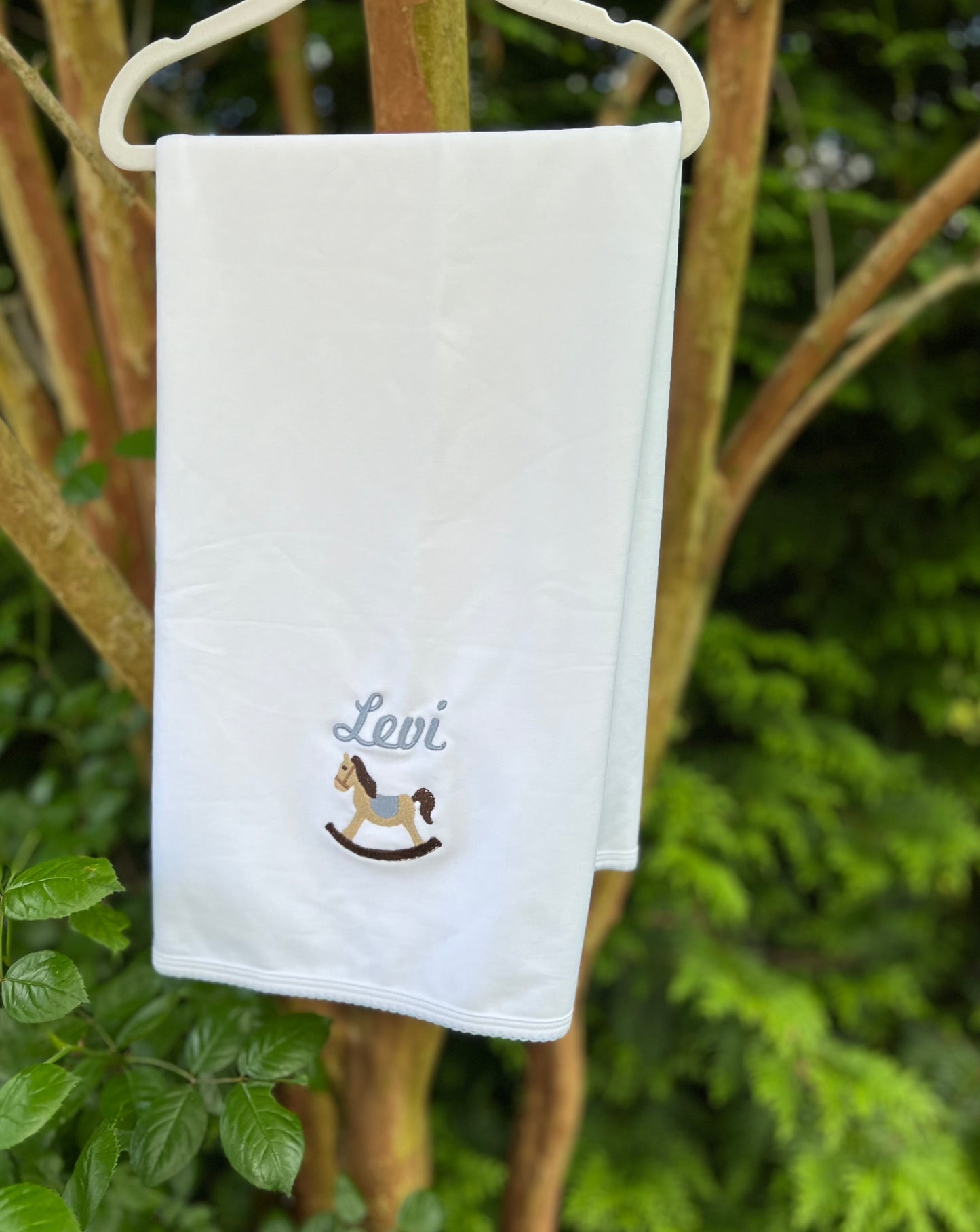 Picot Trim Blanket | The Asher Collection