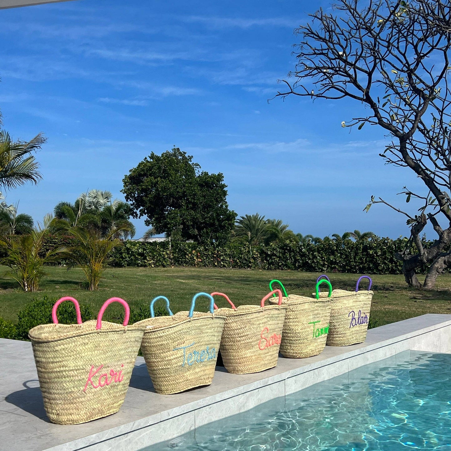 Straw Beach Bag