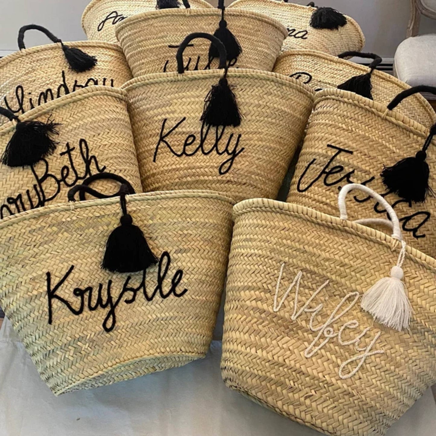 Straw Beach Bag