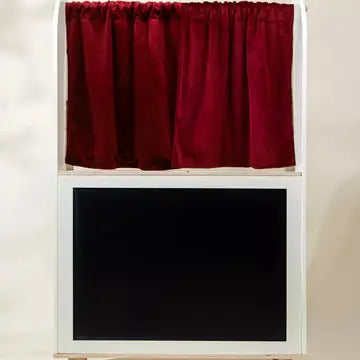 Wooden Play Market & Theater Stand 2-in-1