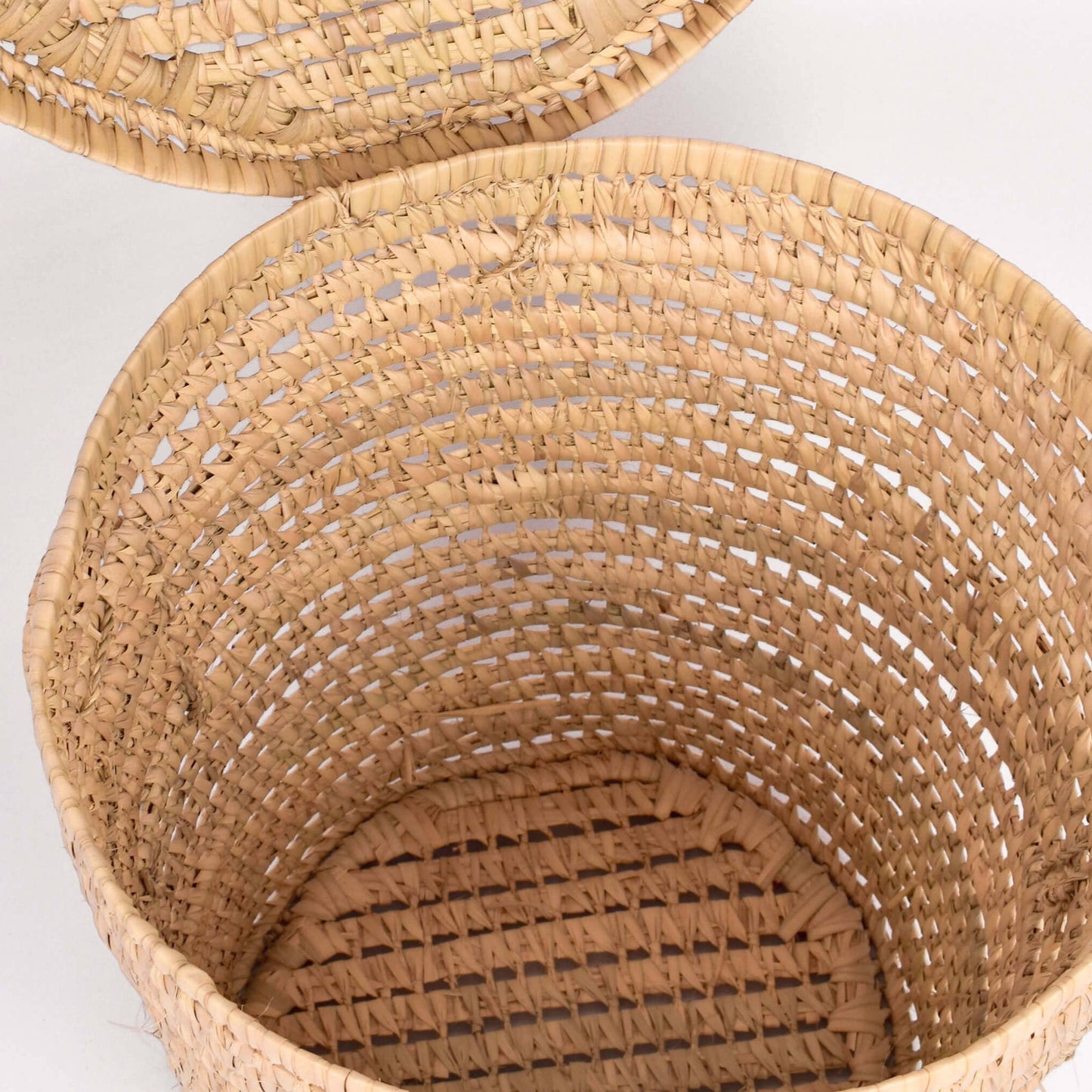 Straw Laundry Basket