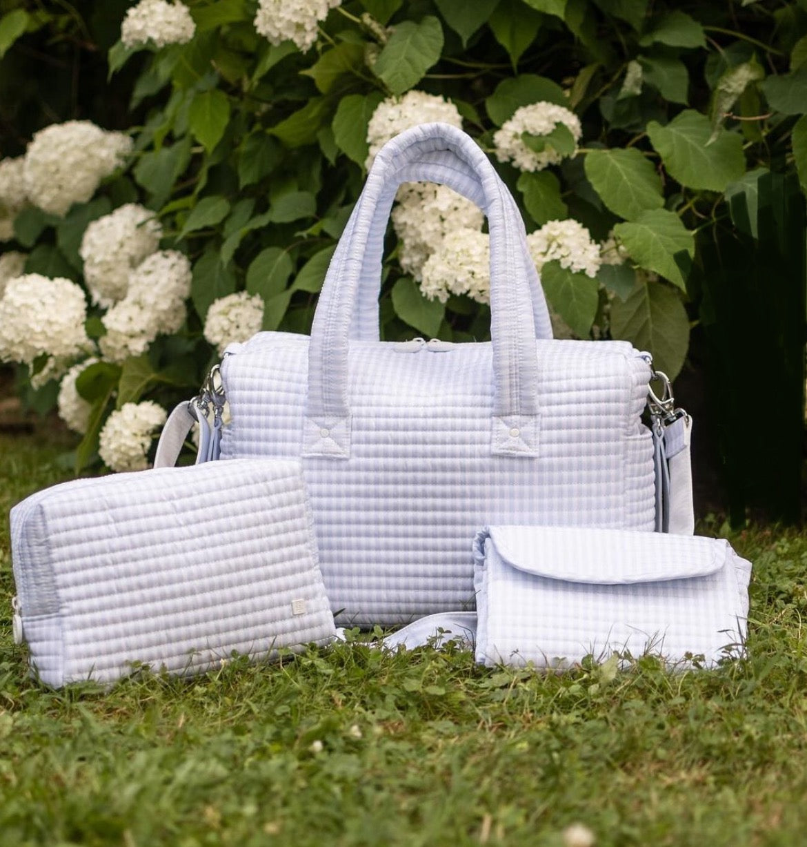 Quilted Diaper Bag | The Aliza Collection