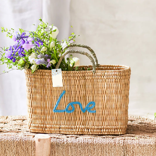 Straw Beach Tote