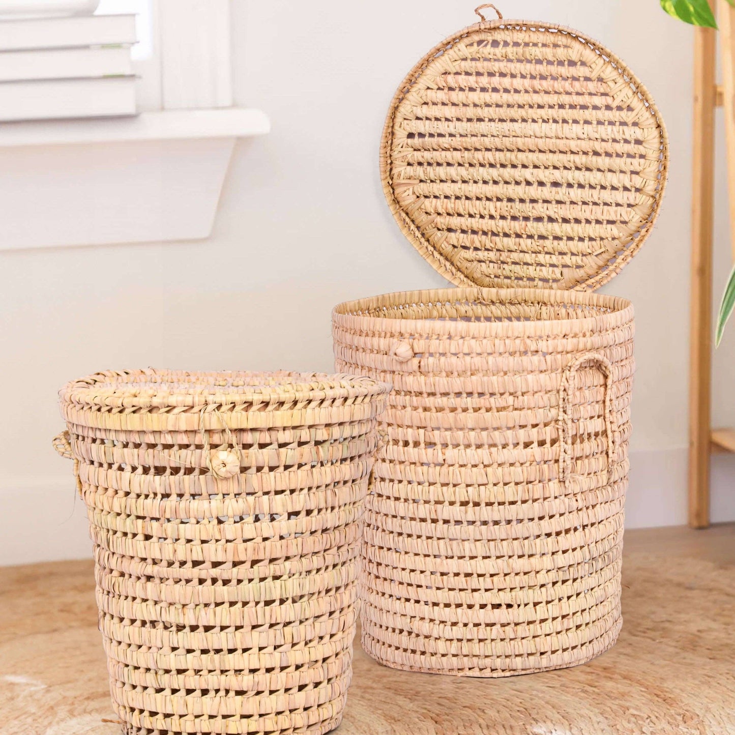 Straw Laundry Basket