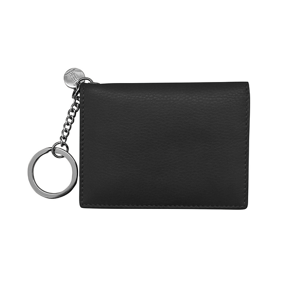 Key Ring Flap Wallet