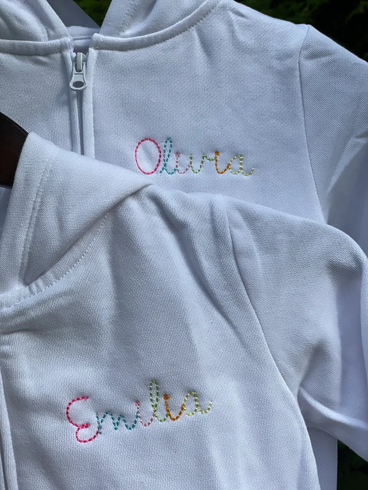 Multicolor Stitch Zip-Ups | Toddler and Youth
