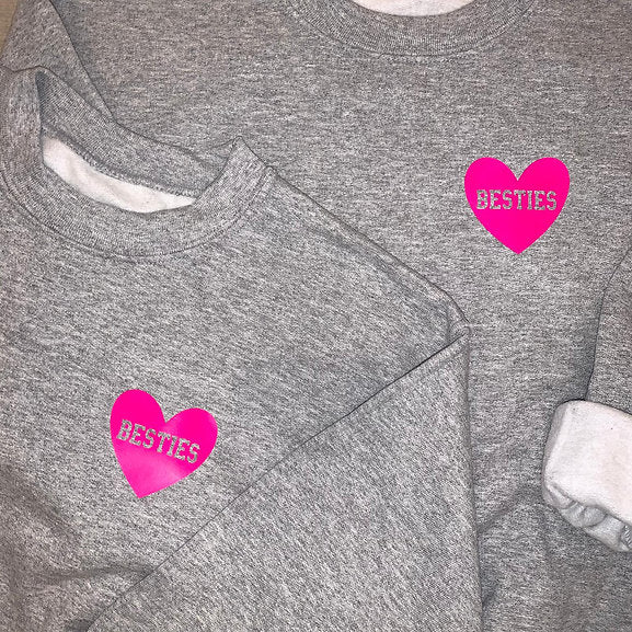 Heart Decal Sweatshirt | Youth