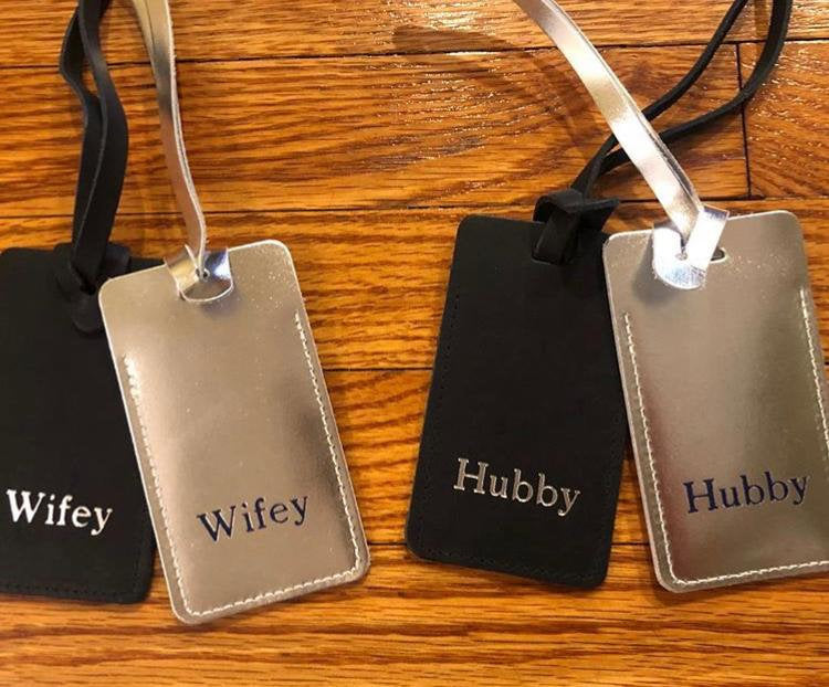Leather Luggage Tag (Set of 2)