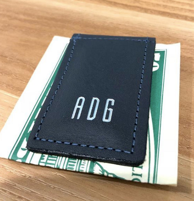 Leather Money Clip