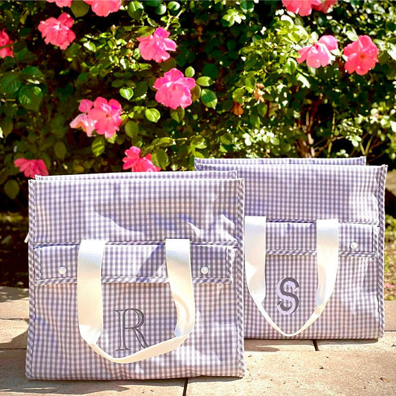 Gingham Diaper Bag | The Aliza Collection