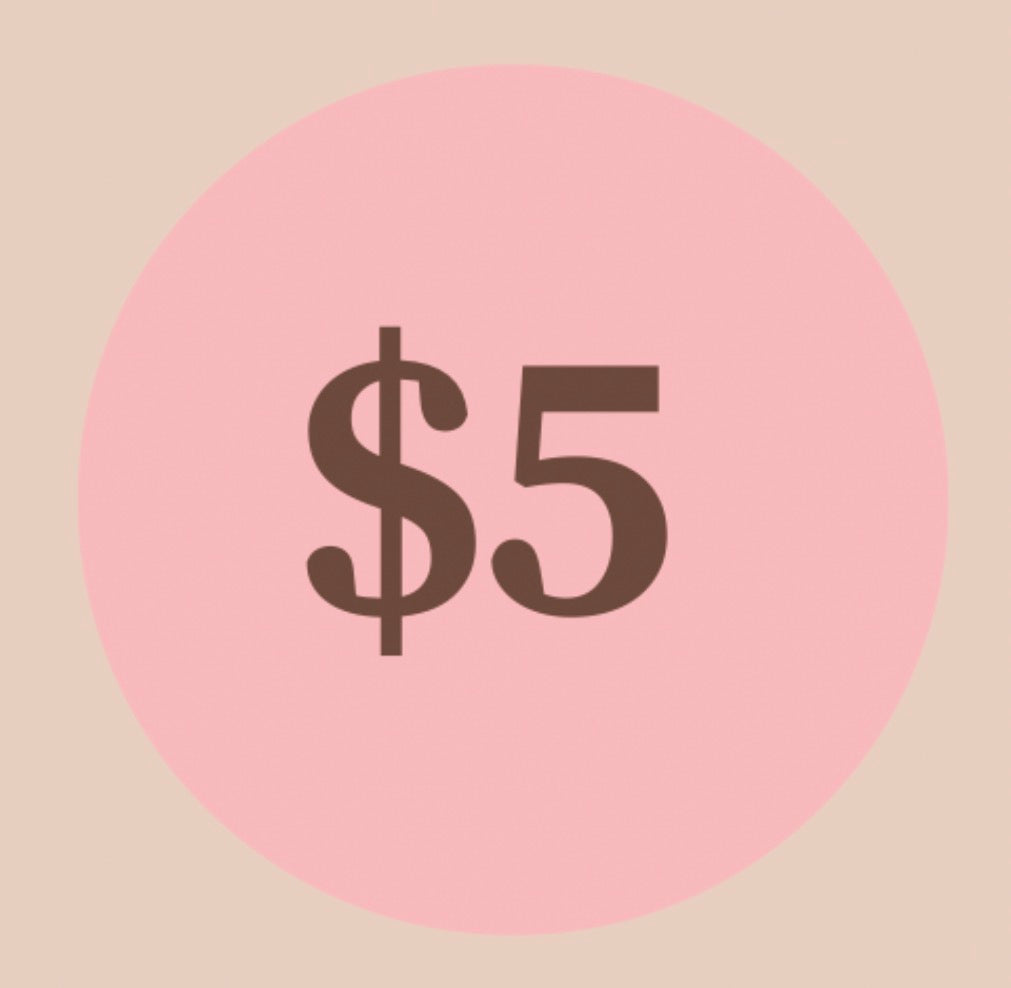 Sample sale - $5