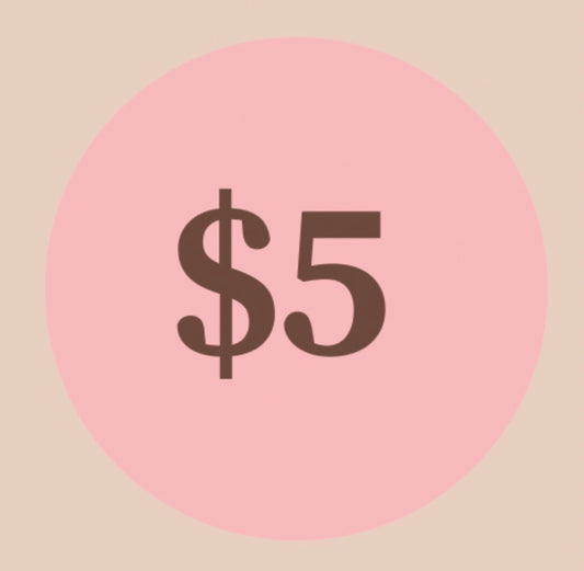 Sample sale - $5