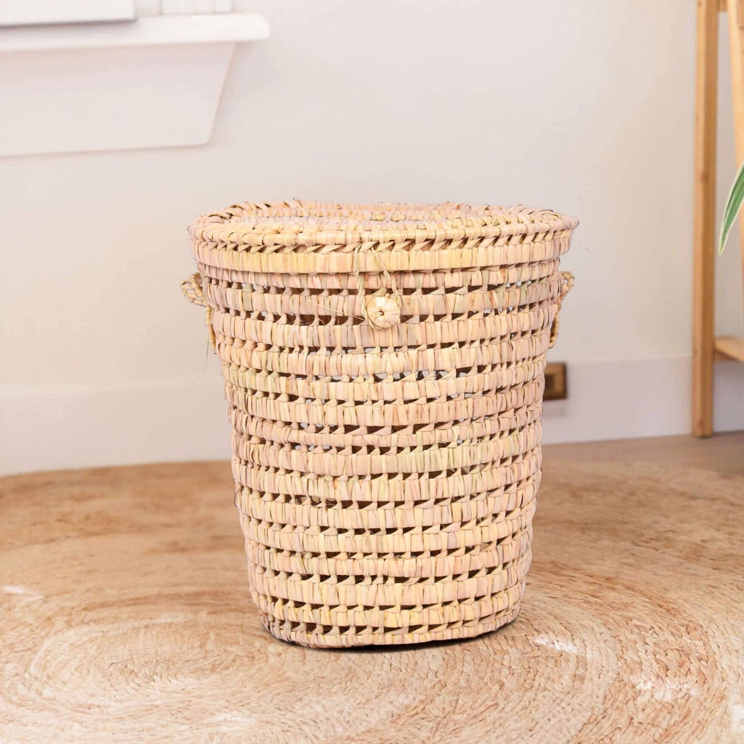 Straw Laundry Basket