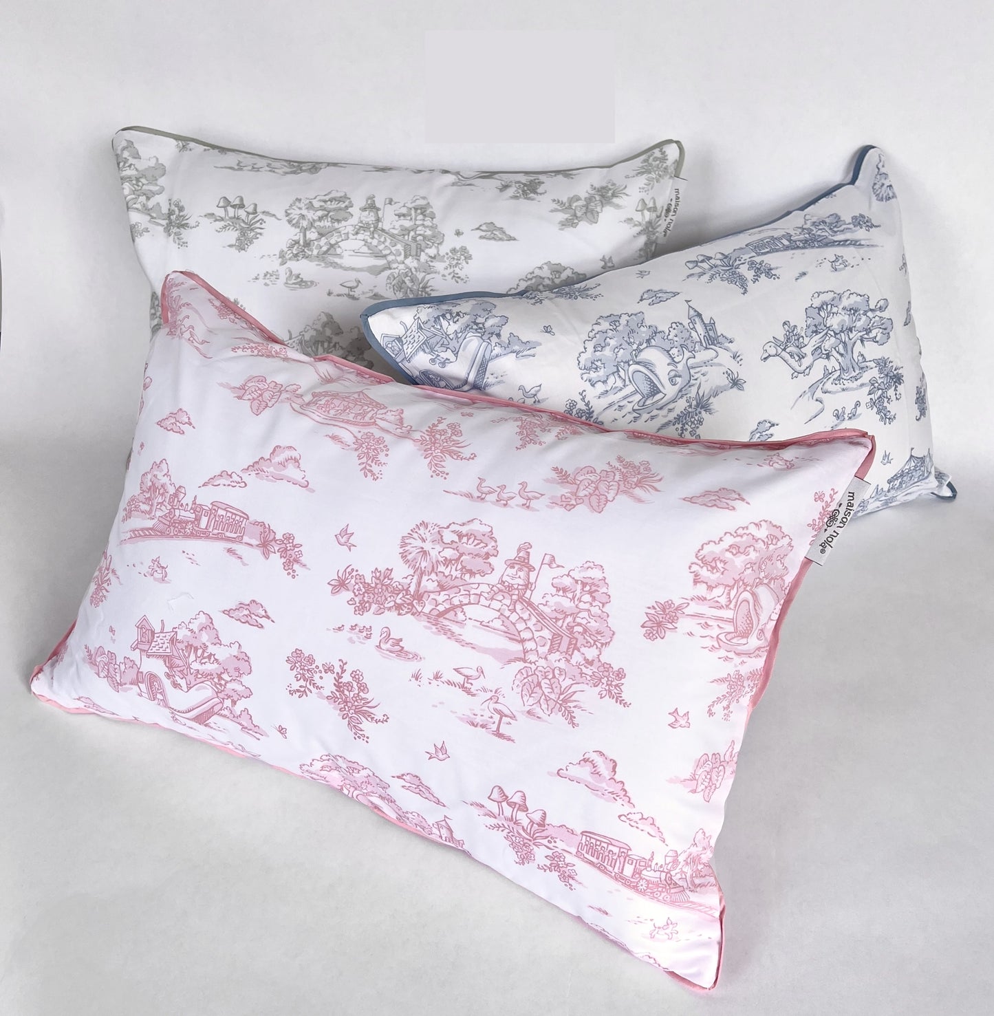 Toile Decorative Pillow | The Miri Collection